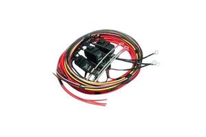 BL Fab triple fuel pump wiring harness for return-style fuel systems, with 10 gauge cables, 40 Amp relays, and 30 Amp fuses.